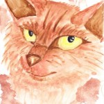 Watercolour cat